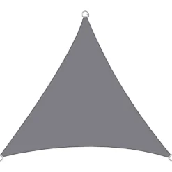Telo ombreggiante Vela da giardino triangolare Grigio 3x3x3 metri