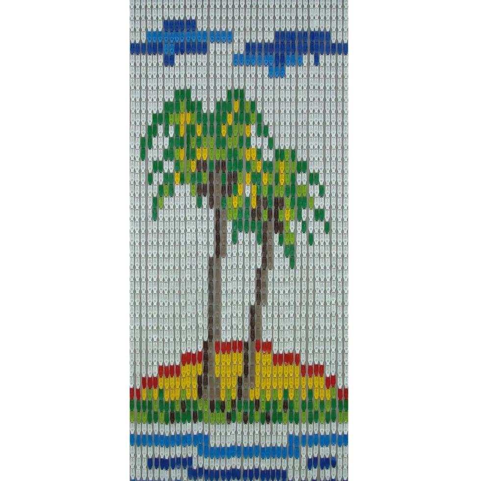 Tenda a piastrine in plastica h220x100 cm