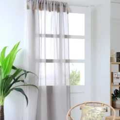 Tenda Ibiza Voile Naturale Linea Lovely Casa 140x260 cm