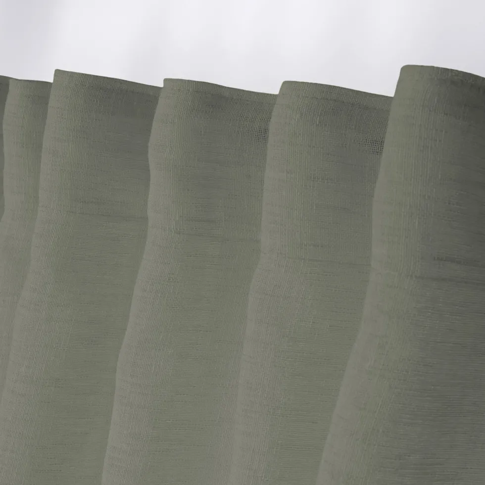 Tenda Madrid Voile Verde Kaki Linea Lovely Casa 140x280 cm
