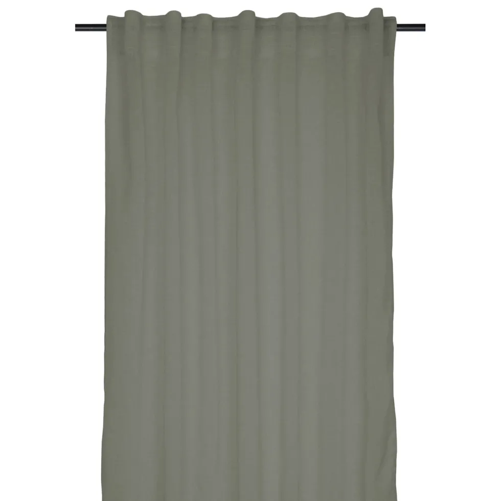 Tenda Madrid Voile Verde Kaki Linea Lovely Casa 140x280 cm