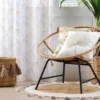 Tenda Maldive Voile Motivo Esotico Oro Linea Lovely Casa 140x260 cm