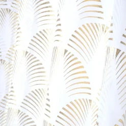 Tenda Maldive Voile Motivo Esotico Oro Linea Lovely Casa 140x260 cm