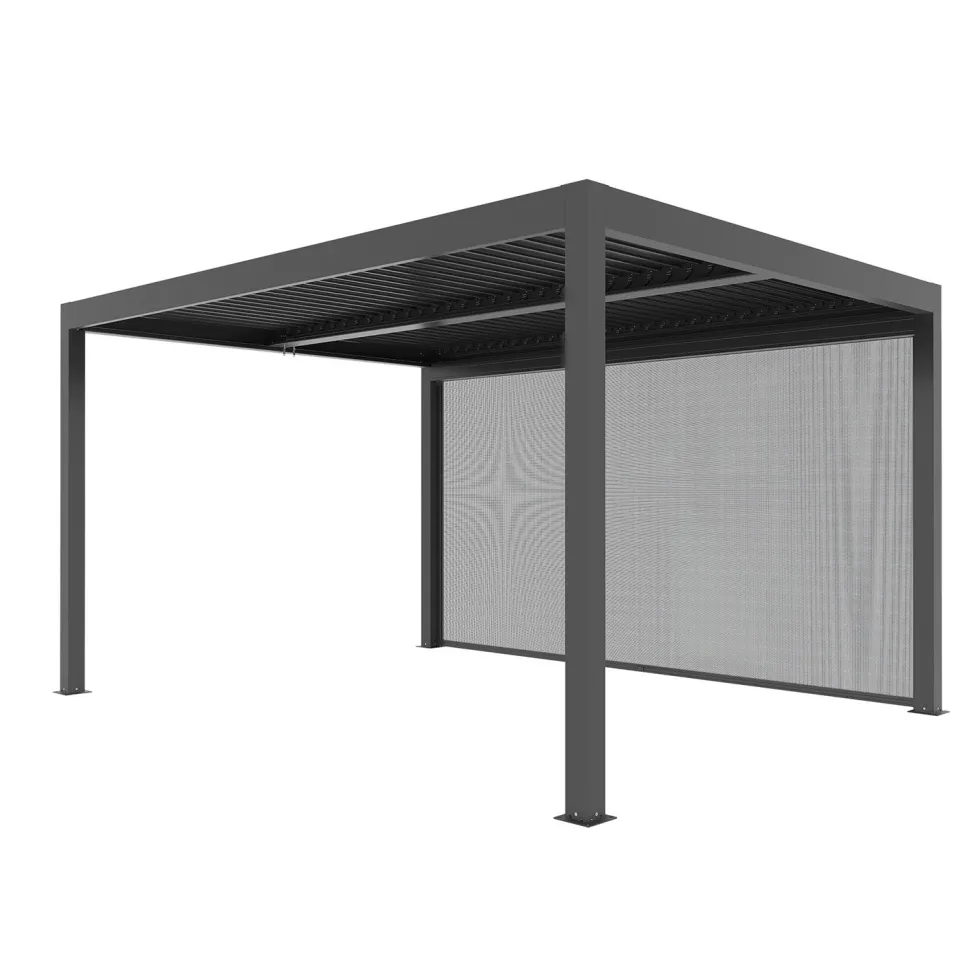 Tenda Screen a Caduta Grigia Lato 4 metri