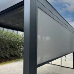 Tenda Screen a Caduta Grigia Lato 4 metri
