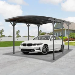 Tettoia per Auto in Policarbonato e Alluminio Carport Arco