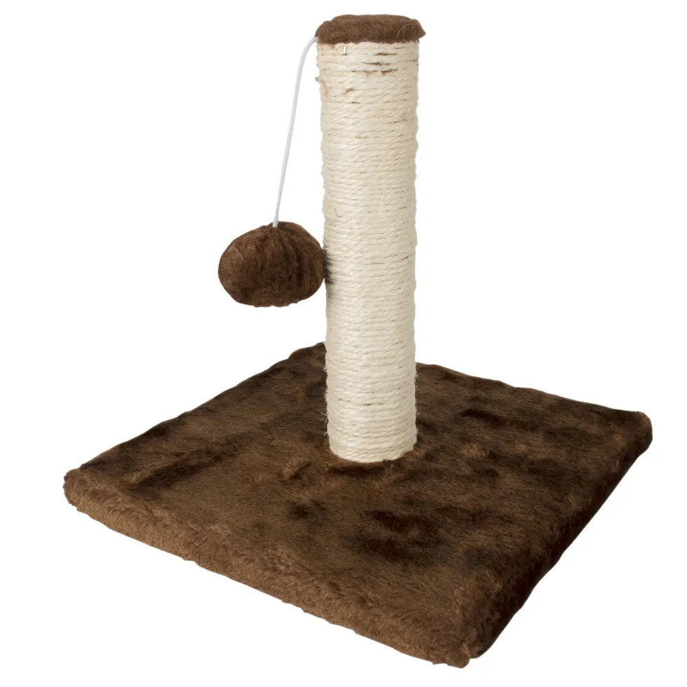 Tiragraffi a Colonna per Gatti con Corda in Sisal e Pallina Gioco