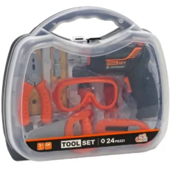 Tool Set Valigetta Attrezzi 24 Pezzi con Giravite Elettrico
