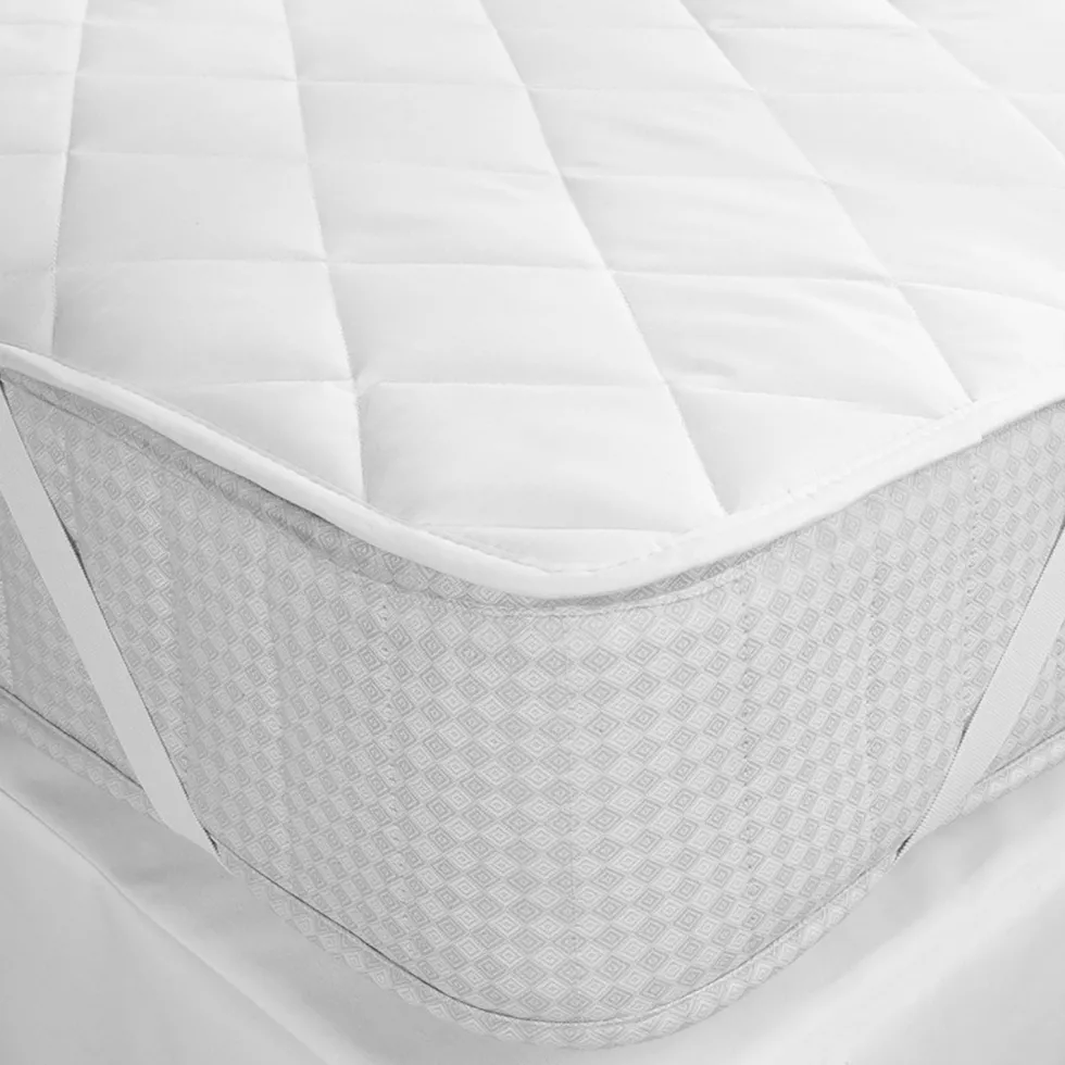 Topper trapuntato con elastici per letto matrimoniale 170x200 cm