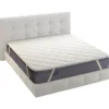 Topper trapuntato con elastici per letto matrimoniale 170x200 cm