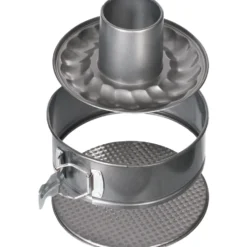 Tortiera Apribile Antiaderente con Fondo Removibile diametro 18 cm