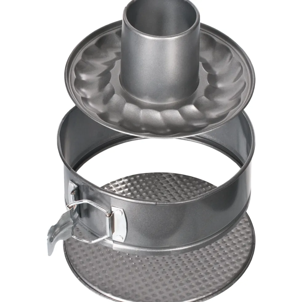 Tortiera Apribile Antiaderente con Fondo Removibile diametro 18 cm