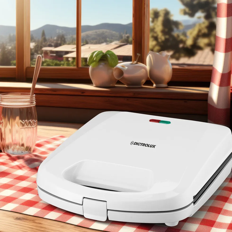 Tostiera Elettrica Bianca 1200 Watt