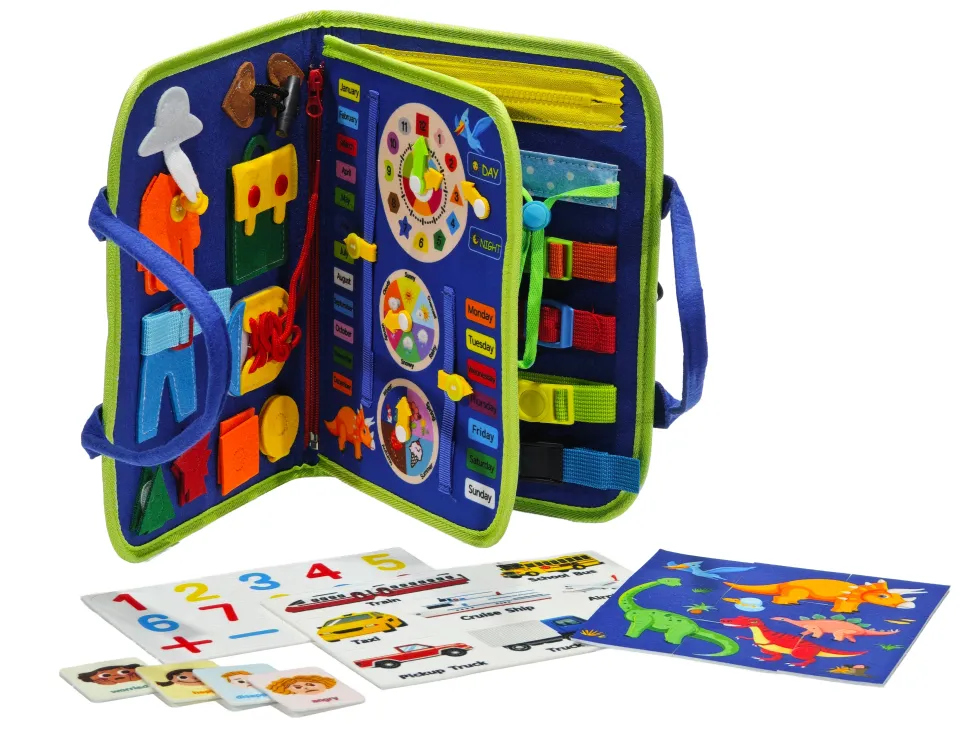 Touch & Play Book, Libro Educativo Montessori 18+