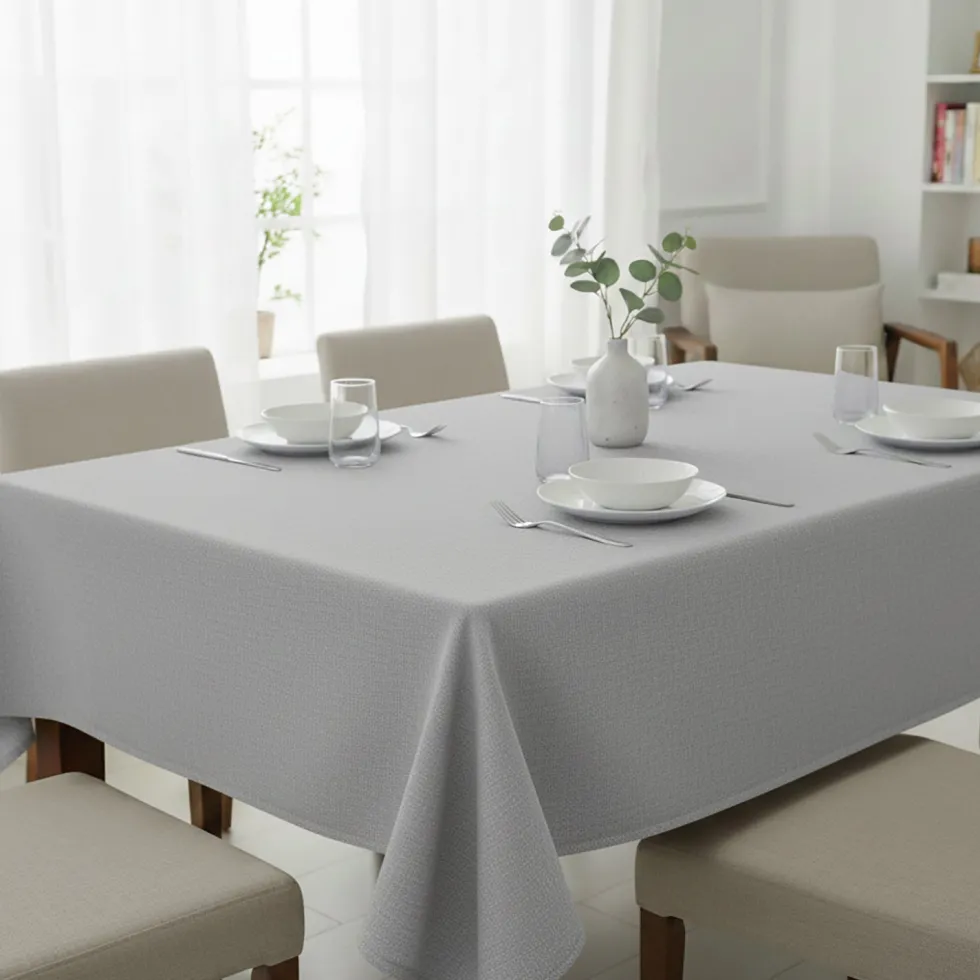 Tovaglia Antimacchia Grigio 150x260 cm
