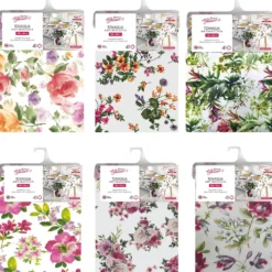 Tovaglia antimacchia Linea Flowers 4 posti
