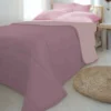 Trapunta Letto Singolo Bicolor Style Malva e Cipria 150x240 cm