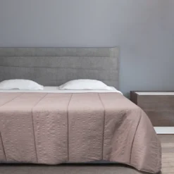 Trapunta Matrimoniale Bicolor Style Beige e Tortora 240x240 cm