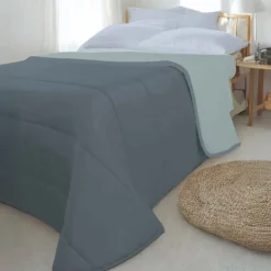 Trapunta Matrimoniale Bicolor Style Navy 240x240 cm