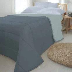 Trapunta Matrimoniale Bicolor Style Navy 240x240 cm