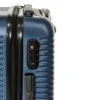 Trolley Semirigido 24" Blu in ABS con 4 ruote