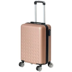 Trolley Semirigido 19" in ABS con 4 ruote Rose Gold