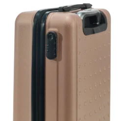 Trolley Semirigido 19" in ABS con 4 ruote Rose Gold