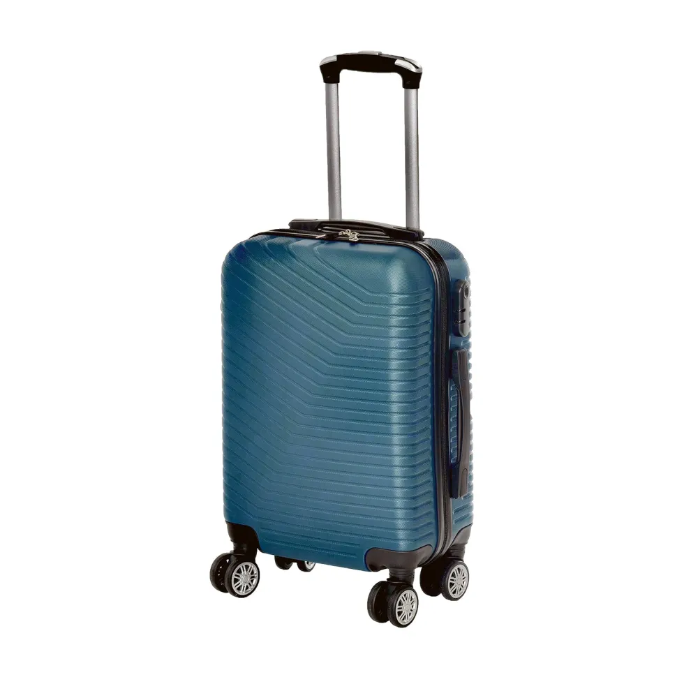 Trolley Semirigido 19" Petrolio in ABS con 4 ruote