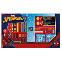 Valigetta Colori Spiderman Multicolor Creativo 52 Pezzi