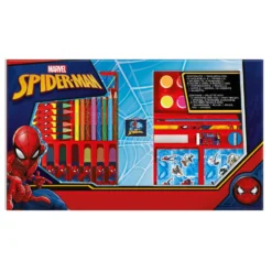 Valigetta Colori Spiderman Multicolor Creativo 52 Pezzi