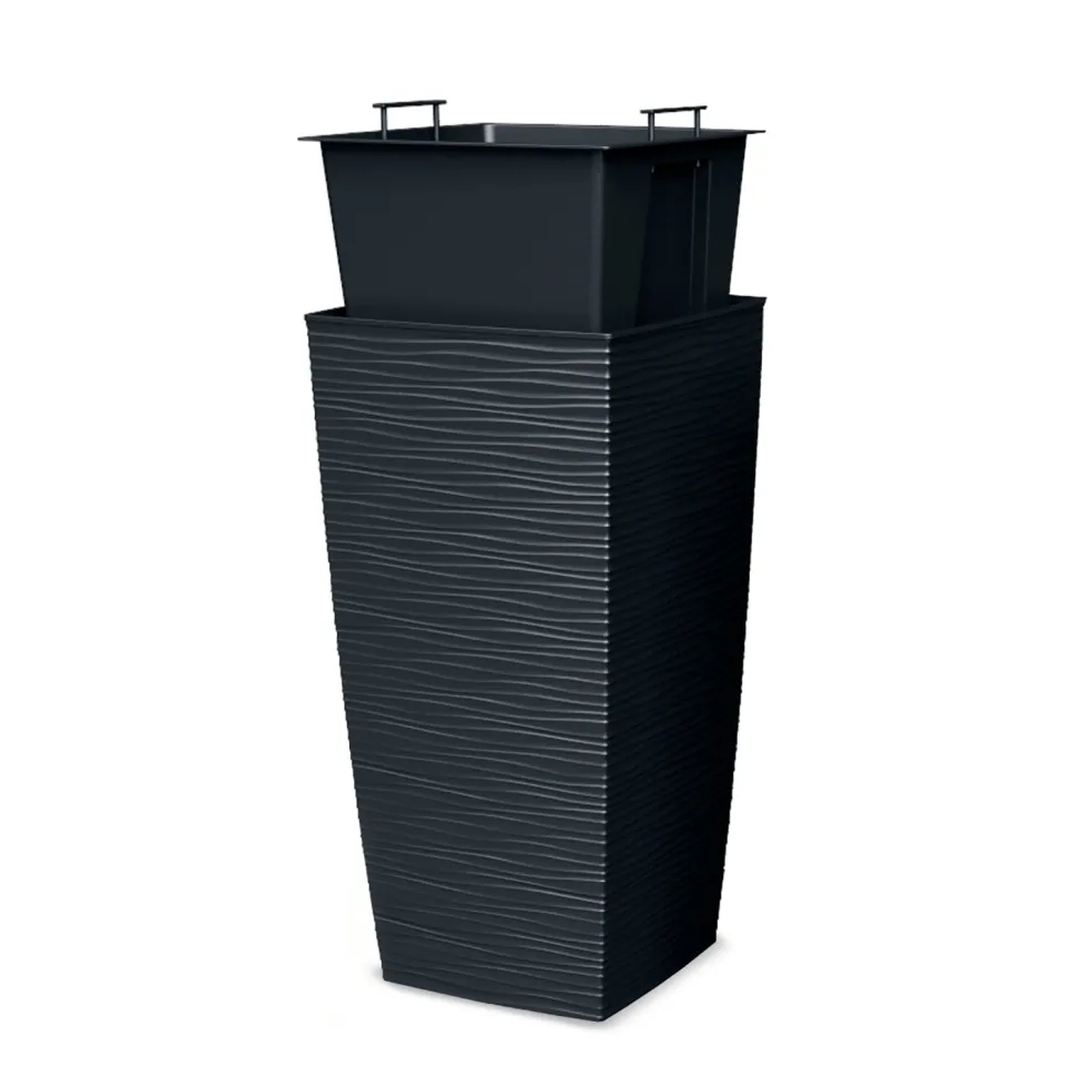 Vaso Aurora Antracite con Inserto
