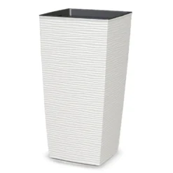 Vaso Aurora Bianco con Inserto