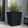 Vaso Aurora Cube Antracite