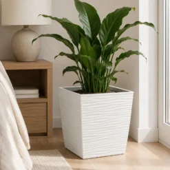 Vaso Aurora Cube Bianco