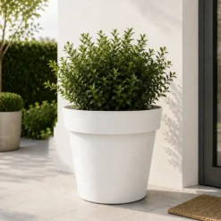 Vaso Melrose Flower Pot Bianco