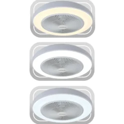 Ventilatore da Soffitto con Plafoniera Vortix LED