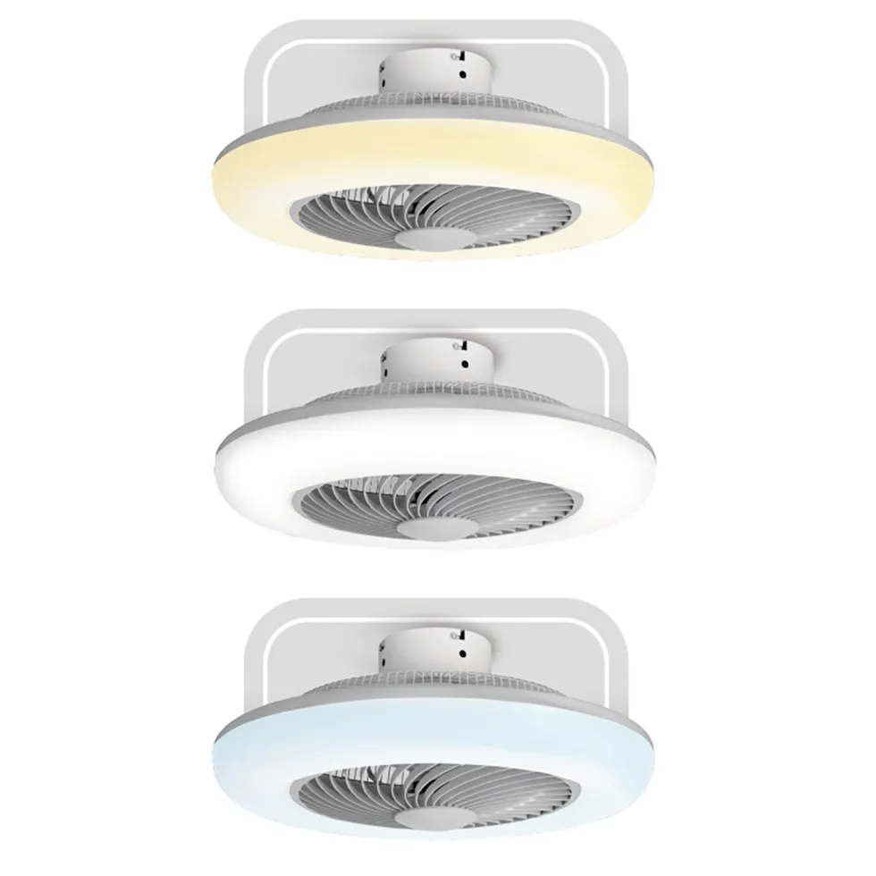 Ventilatore da Soffitto con Plafoniera Wi-Fi Ellyot LED