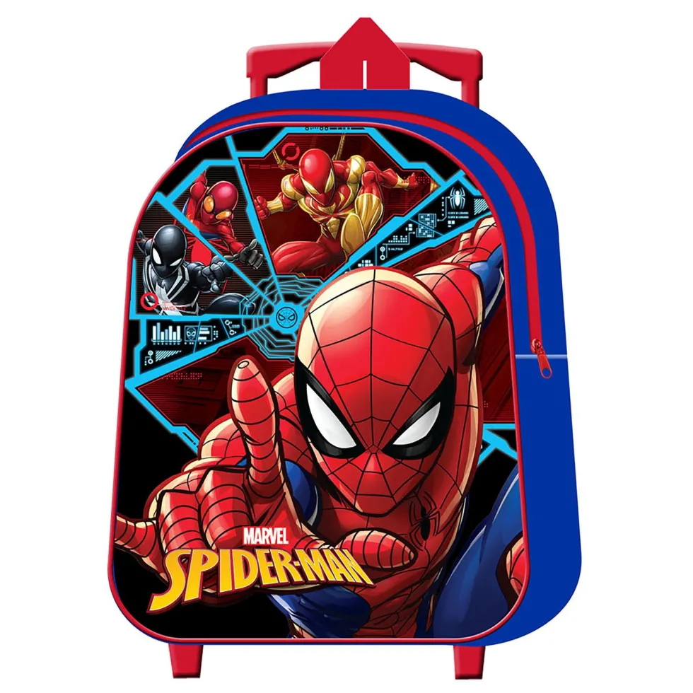 Zaino Trolley Spiderman Asilo Premium