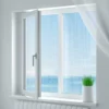 Zanzariera Velcro per finestra Bianco 130x150 cm