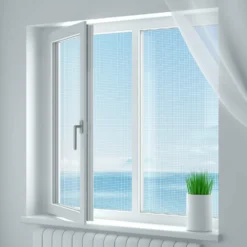 Zanzariera Velcro per finestra Bianco 150x180 cm