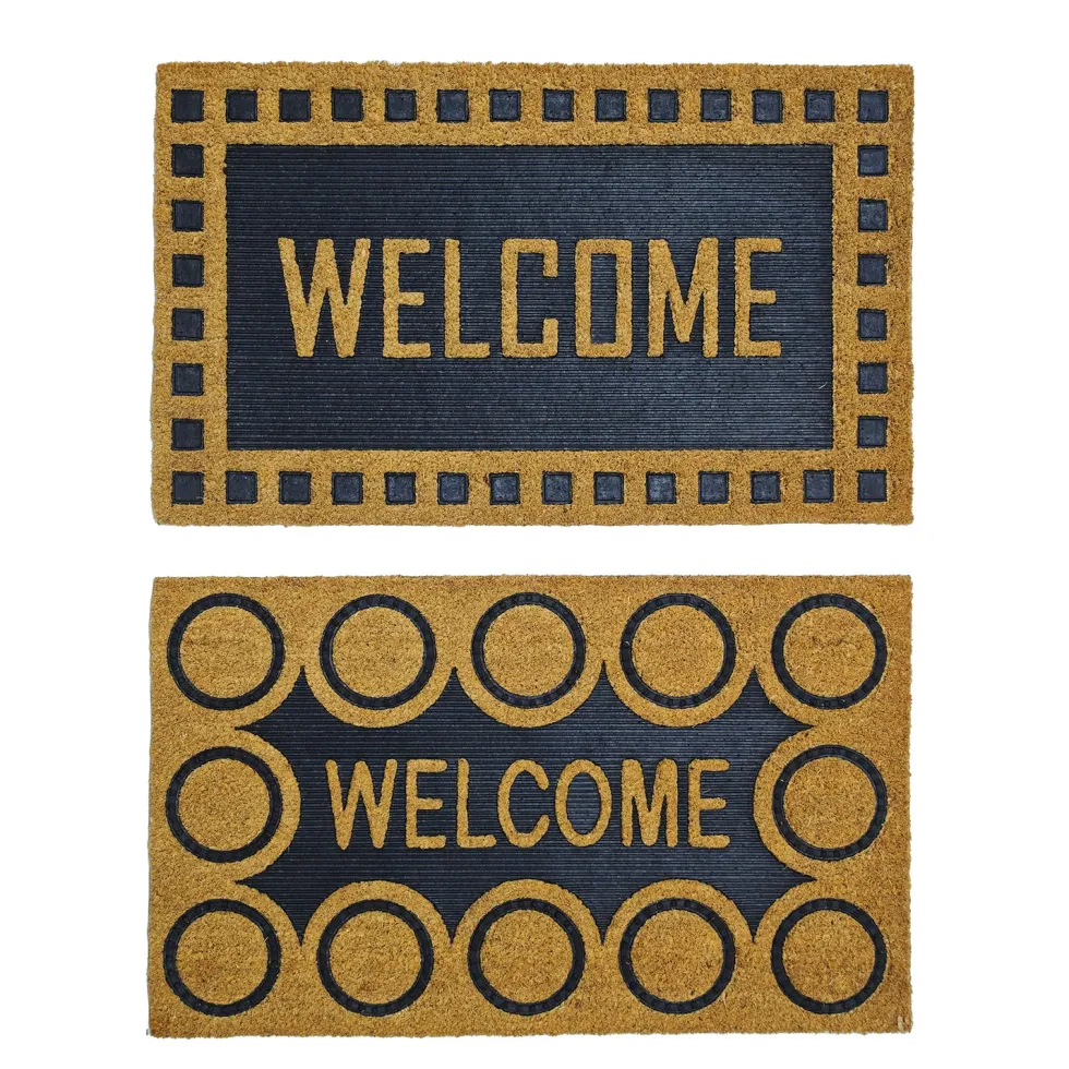 Zerbino Welcome cocco e gomma 75x45 cm
